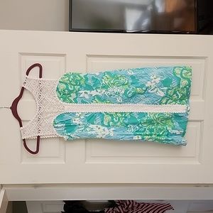 Lilly Pulitzer Sofia Lace Shift Dress Size 0